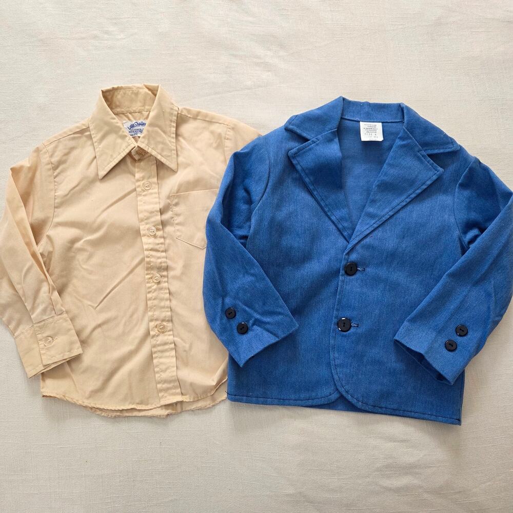 Vintage Shirt + Blazer Bundle 3t/4t
